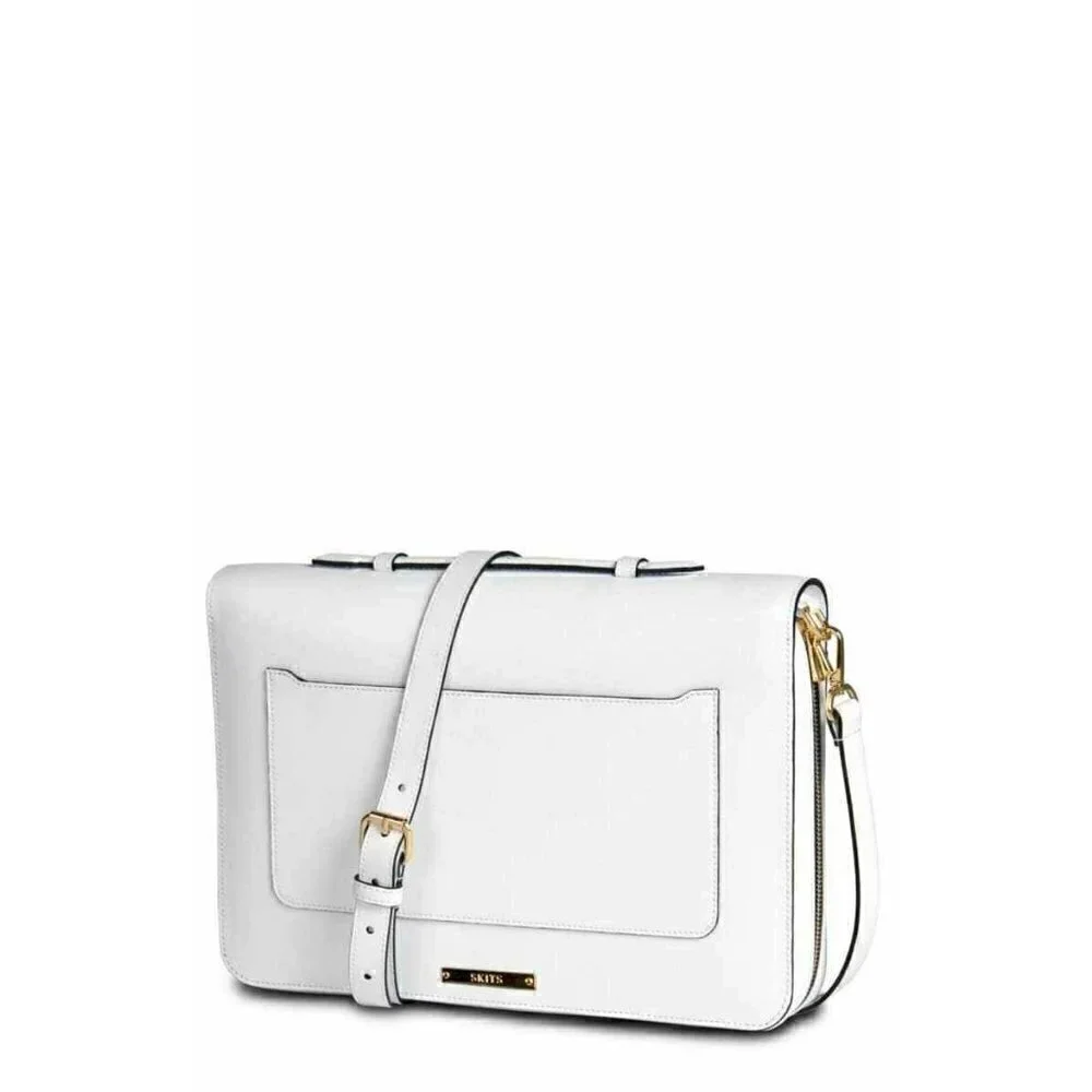 Skits Providence Brilliant Leather Tech Bag White – NEW - Picture 5 of 10